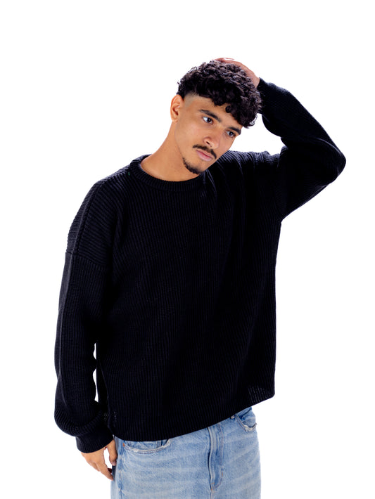 Basic Black Knit Sweater