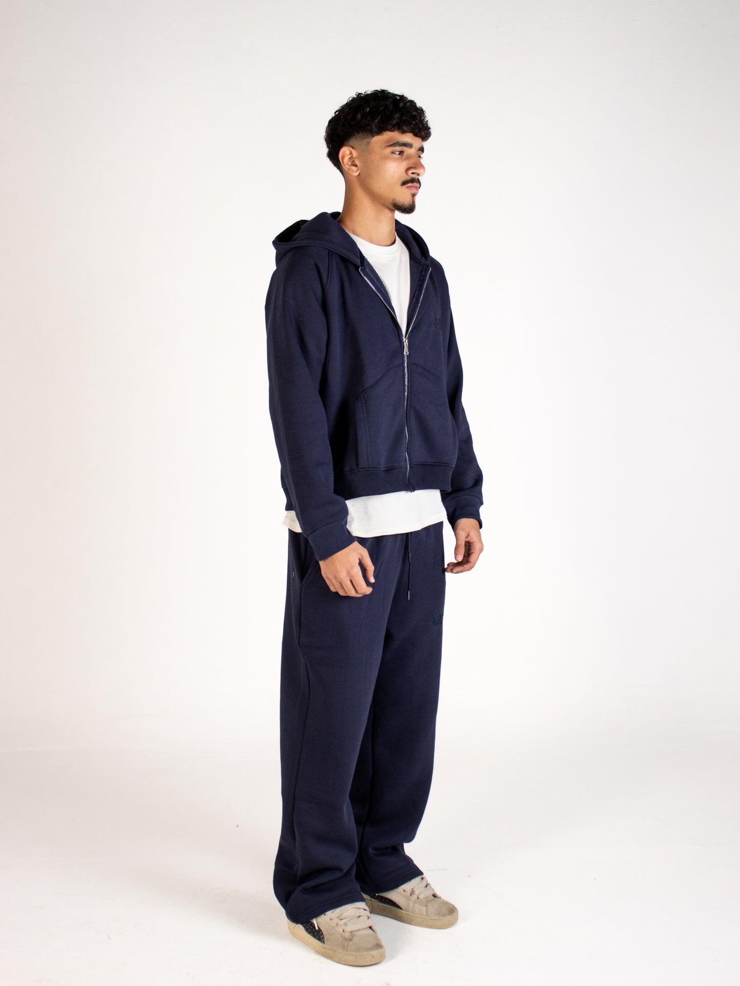 Navy sweats
