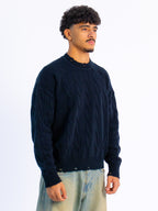 Ripped Cable Knit Sweater | Coming Soon