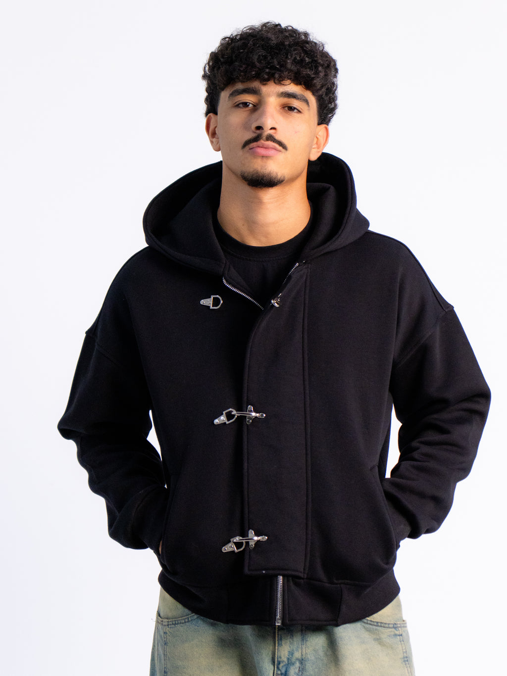 Black Clasp Jacket