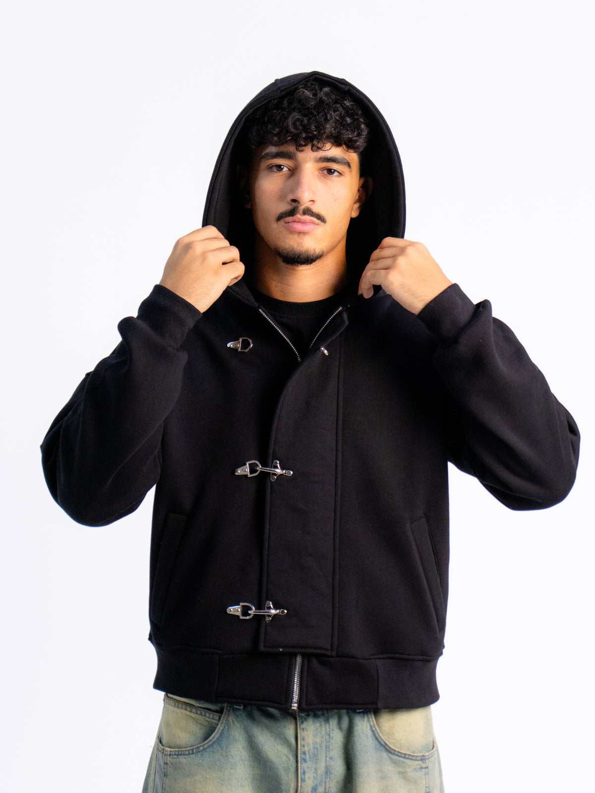 Black Clasp Jacket