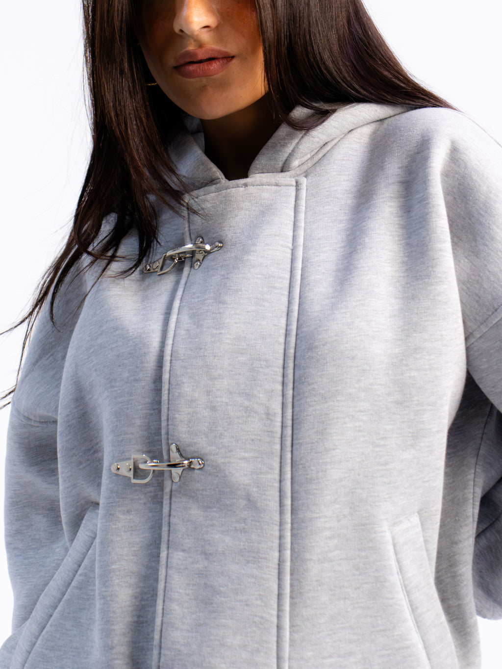 Grey Clasp Jacket