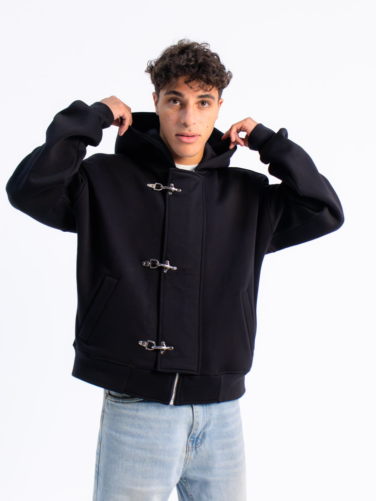 Black Clasp Jacket