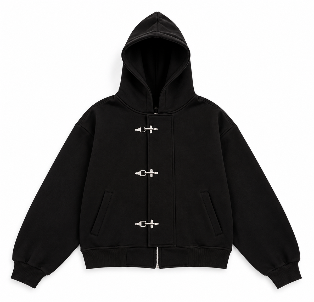 Black Clasp Jacket